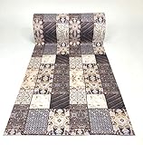  De\'Carpet PASILLERA A Medida Textil Alfombra Lavable Antideslizante Alfombra Collage (65cm Ancho) (3 Metros)
