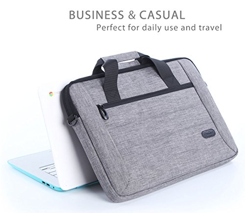 ProCase Laptop-Umhängetasche für Laptop Ultrabook Macbook Pro Chromebook, Notebook Messenger Tasche Tote mit Griff und Gurt - 2