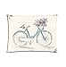 Produktbild Custom Fahrrad Baumwolle Polyester Kissenbezüge Kissen Bezug mit Reißverschluss Standard Größe 20 x 26 (Zwei Seiten)