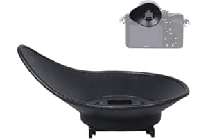 JJC Muszla oczna do okularów wizjer do Sony Alpha A9, A9II, A7, A7II, A7III, A7R, A7RII, A7RIII, A7RIV, A7S, A7SII, A58, A99II zastępuje aparat cyfrowy Sony FDA-EP16 i FDA-EP18