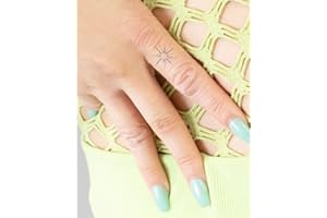 Inkbox Temporary Tattoos, Semi-Permanent Tattoo, One Premium Easy Long Lasting, Waterproof Temp Tattoo with For Now Ink - Lasts 1-2 Weeks, Protostar, 1 x 1 in