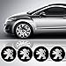 Produktbild 4 x 55 mm Durchmesser PEUGEOT Rad Mitte Kappen Aufkleber Self Adhesive Emblem Decals Billig