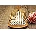 Hibote Wooden Paddle Brush Wooden Hair Care Spa Massage Comb Anti-static Comb