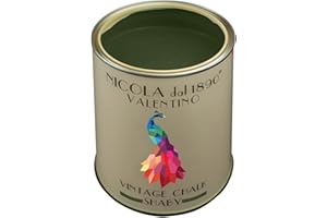 NICOLA VERNICI Vernice Vintage Chalk Shabby a Base di Acqua, per Interni ed Esterni, Aspetto Opaco, Made in Italy, Colore Valentino - Formato 2,5 lt