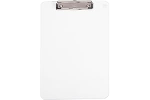 Maul |, Cartella porta blocco in plastica, A4, con pinza trasparente