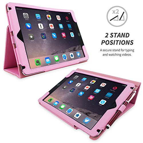 iPad Air 2 Hülle (Rosa), Snugg – Smart Case mit lebenslanger Garantie + Sleep / Wake Funktion - 2