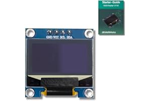 VoltMate 1.3 Inch OLED Display with I2C Interface SSH1106 Chip 128 x 64 Resolution Supports White Characters Compatible with Arduino and Raspberry Pi
