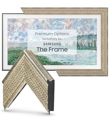 Frame My TV Deco TV Frame - Museum Maple Slim Frame