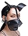 Produktbild Master Series Pup Puppy Play Kapuze und atmungsaktiv Ball Gag