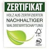 Schlüsselanhänger aus Holz mit Gravur „Danke, dass es dich gibt!“ - 3