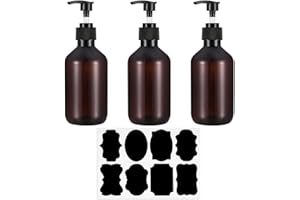 XKQYX Butelki z dozownikiem mydła, 3 szt., 300 ml, dozownik do mydła w płynie, mydła do rąk, balsamu, szamponu, odżywki