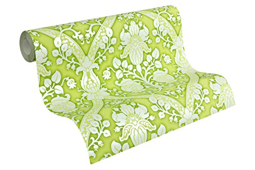 A.S. Creation Vlies Tapete Kollektion Flock 4, grün, 956893 - 2