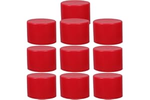 NUOBESTY Scaffolding Tube Sleeve 10Pcs Plastic Steel Pipe Protective Covers 1.97 Inch End Caps for Construction Safety and Pipe Damage Prevention
