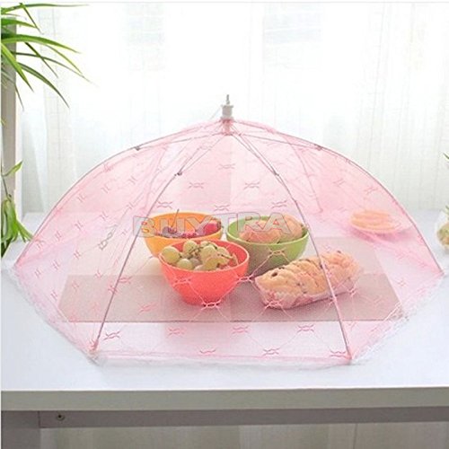 BESTIM INCUK Food Umbrella Cover Barbecue Fly Mosquito Net Tent