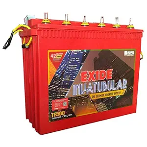 Exide Technologies Plastic Inva Tubular Tall IT500 150Ah Battery (Multicolour)