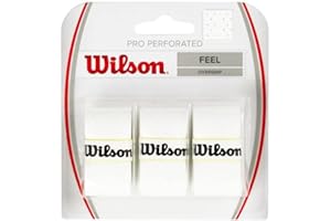 Wilson PRO Overgrip Perforated, Impugnatura per Racchetta da Tennis Unisex Adulto