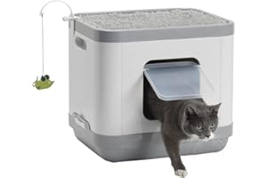 LES ANIMAUX DE LA FÉE Maison de toilette - 2 en 1 avec station de repos - 47.5*39.5*40
