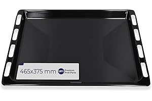 LUTH Premium Profi Parts Plaque de cuisson émaillée 465 x 375 x 30 mm Plaque de four Plaque de cuisson de rechange pour four Accessoire compatible avec Bosch Siemens Balay Constructa Neff 00662999