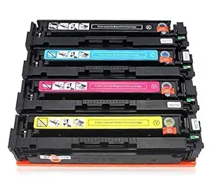 RAVECHI 202A CF500A / CF501A / CF502A / CF503A (Black,Cyan,Yellow,Magenta) USE for Color Laserjet Pro M254 Printer,Laserjet Pro MFP M280, Laserjet Pro M254,Laserjet Pro MFP M280 Printer Series