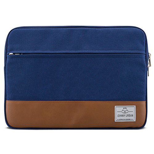 MacBook Pro 13  2016  H  lle Blau - Johnny Urban Canvas Laptop Sleeve Laptoptasche H  lle f  r das MacBook Pro 13  Dell XPS 13   11   12 Zoll Laptops 