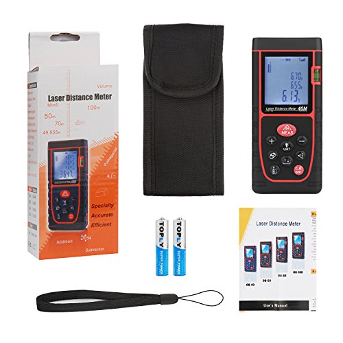 Handheld Laser-Entfernungsmesser Hohe Präzision Distanzmessgerät Infrarot-Messung Messbereich 0.05 bis 40m - 7