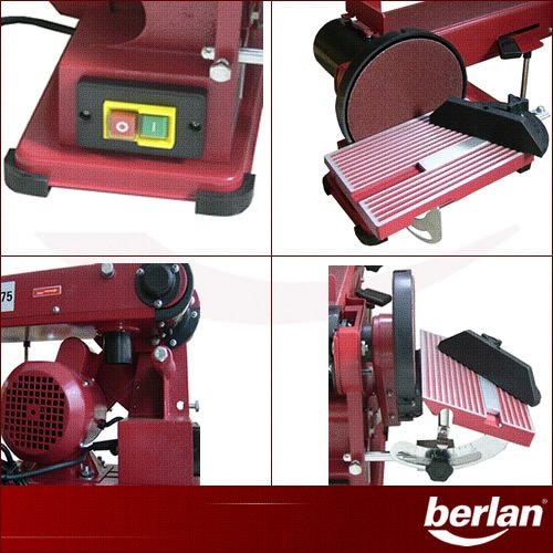 Berlan Band- & Tellerschleifer 375 Watt – BBTS375 - 2