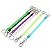 Produktbild Schluesselkette - TOOGOO(R) 6 Stuecke bunt elastisch Handy Spiralkabel Schluesselkette mit Karabinerhaken