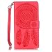 Produktbild Huawei P9 Lite Hülle [mit freiem Schirm Beschützer],Qimmortal(TM) Premium Elegantes Intelligentes PU Leder Flip Magnetische Schließung Brieftasche innen Geldbörse Standplatz Folio Buch Stil Mit Kreditkarten Steckplätze Gehäuse Abdeckung Haut Schale Fashion Exquisites Muster Für Huawei P9 Lite