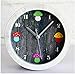 Produktbild pengweiNiedliche Dschungel Pilz Vintage kreativen Gartentisch Holz Wecker am Bett Uhr Cartoon Uhr , white wood