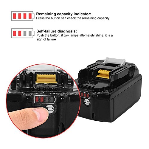BL1830B Für Makita Akku 18V 3.0Ah Li-ion Batterie with Led Indikator Werkzeug ErsatzAkku BL1830B LXT-400 BL1840 BL1850 - 3