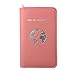 Price comparison product image Phone Charging Passport Holder with Removable Power Bank Including RFID Blocking Security and Unique Zipper Closure (Blush)