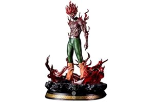 Eamily Anime Naruto Might Guy Figurine Pop en PVC Collezione Modèle Nuit Gaï Maito Combiné Jouet Decorazione Ornamenti Grandi Figurine 30CM