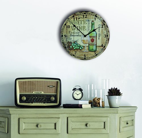 Wanduhr Wein - 2