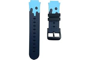 vsilay Replacement Silicone Watch Strap Sweat-proof Bracelet Watchband Universal for 16mm/20mm Width Kid Phone Watch