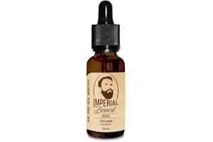 IMPERIAL BEARD - Huile pour Barbe "Gentleman" - Entretien Barbe - Senteur Boisée et Epicée - Flacon 30 ml