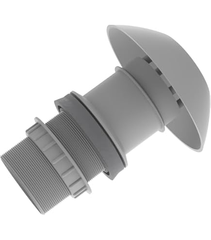 Aireador Para Caravana ZADI 110 Mm Con Rejilla Y Tornillos