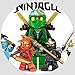 Produktbild Tortenaufleger Tortenfoto Aufleger Foto Bild Ninjago (1) rund ca. 20 cm *NEU*OVP*