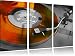 Produktbild alter Schallplattenspieler schwarz/weiß 3-Teiler Leinwandbild 120x80 Bild auf Leinwand, XXL riesige Bilder fertig gerahmt mit Keilrahmen, Kunstdruck auf Wandbild mit Rahmen, günstiger als Gemälde oder Ölbild, kein Poster oder Plakat
