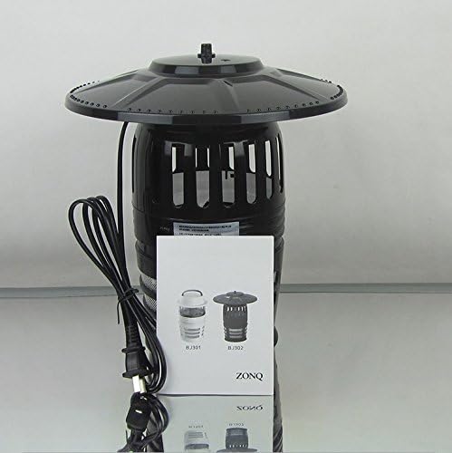 Gaojuan Household Electric Shock Mosquito Lamp Photocatalyst Mosquito Repellent Silent No Radiation Mosquito Trap (Color : White)