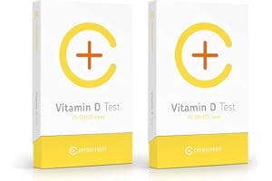 ‎CERASCREEN Vitamin D Test - Doppelpackung von CERASCREEN | Vitamin-D-Spiegel zu Hause messen und Mangel erkennen - Spare jetzt im Kombi- Paket | Professionelle Laboranalyse mit konkreten Handlungsinformationen