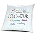 Produktbild Kopfkissen mit Namen Tomurcuk - Motiv Positive Eigenschaften, 40 cm, 100% Baumwolle, Kuschelkissen, Liebeskissen, Namenskissen, Geschenkidee, Deko