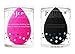 Joyjorya Beauty Use Premium Blender Makeup Sponge (Black+Pink)