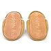 Soft suede baby slippers for boys or girls by Dotty Fish with Suede Soles. Tan - 6-12 months