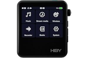 Hiby R2 II Lettore Hi-Res Ultra-Compatto, MQA 8X, DAC ESS ES9219C, Bluetooth, Microfono, 15 ore