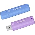 Espeon 2-Pack 64GB USB 3.1 Flash Drive, Macaroon colours - Light Blue, Light Violet