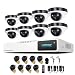 Produktbild 1080P Überwachungskamera System H.View Security System 8CH AHD DVR ohne Festplatte und 8 Außen 1080P Dome Überwachungskamera Set für Innen und Außen Bewegungsmelder IR Nachtsicht