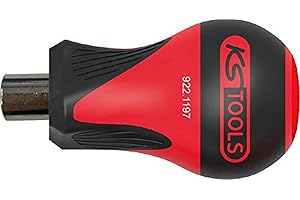 KS Tools - 922.1197 - Tournevis porte-embouts tom pouce 1/4 Ultimate - L.10 mm - 6 pans