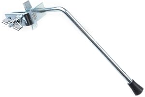 Danmar Bass Drum Spurs Clamp On Rim Vintage Style Pointed (Rubber Tips Length10.5), Dan-9460