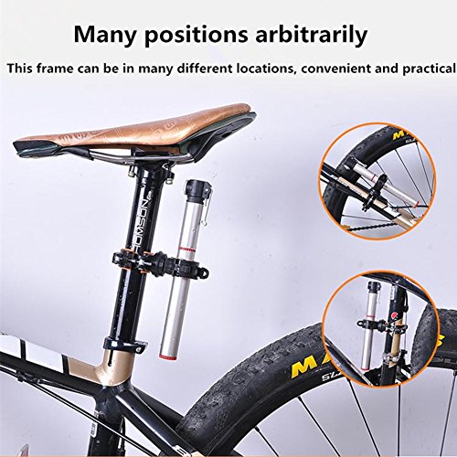 zhixie Universal 360 drehbar Fahrrad Lenker Mount LED Taschenlampe Taschenlampe Halterung Klemme Clip Grip Halterung - 7