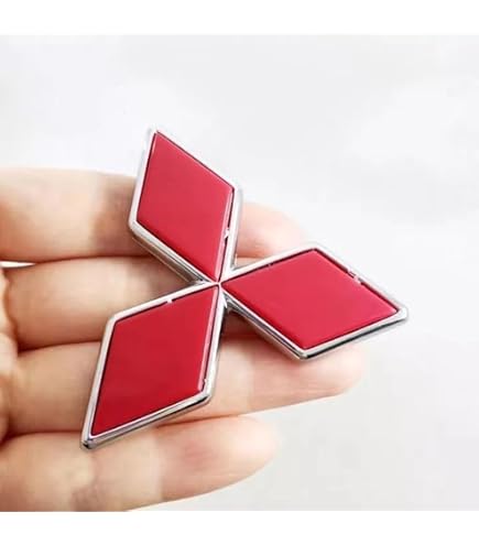 Emblèmes 3D Voiture Mitsubishi L200 – Insigne Logo Décoratif Rouge XL, Autocollant Premium Pour Carrosserie